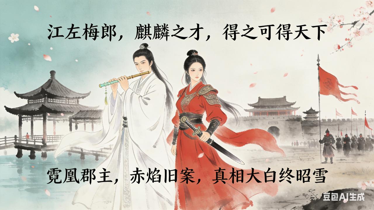 用一句话证明你看过琅琊榜江左梅郎，麒麟之才，得之可得天下；霓凰郡主，赤焰旧案，真