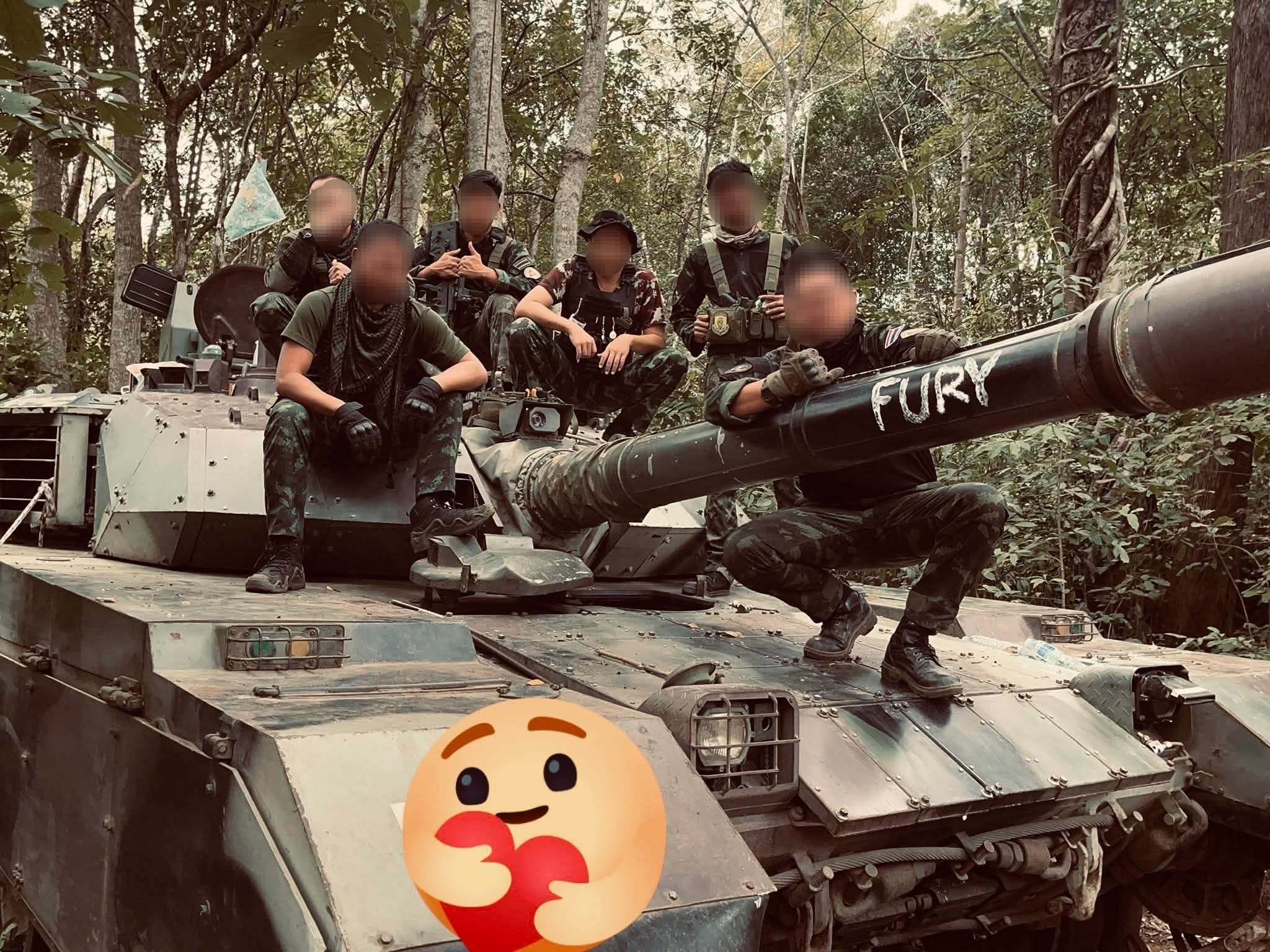 泰国陆军的VT-4“狂怒”号泰柬边境冲突现场画面泰柬冲突