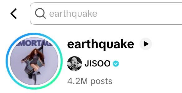 2026/06/29  金智秀kpop女一 TikTok相关《Earthquak