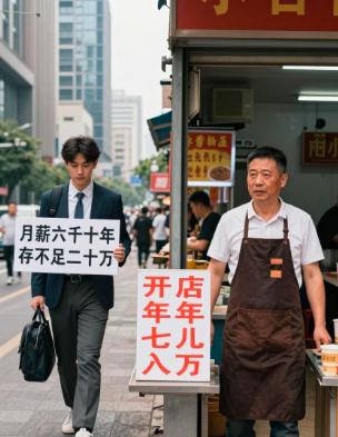 到了40岁才发现，打工能维持你的基本生活，但发财决不可能，要想发财还得靠做生意。