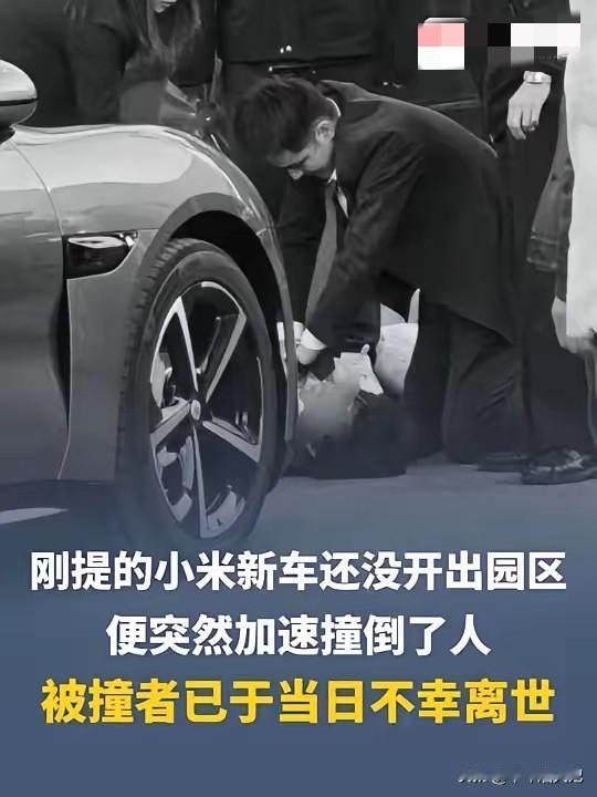 刚提的小米汽车，还没开出园区就撞人了。结果一查，不是智驾，是人驾！

我真心的建