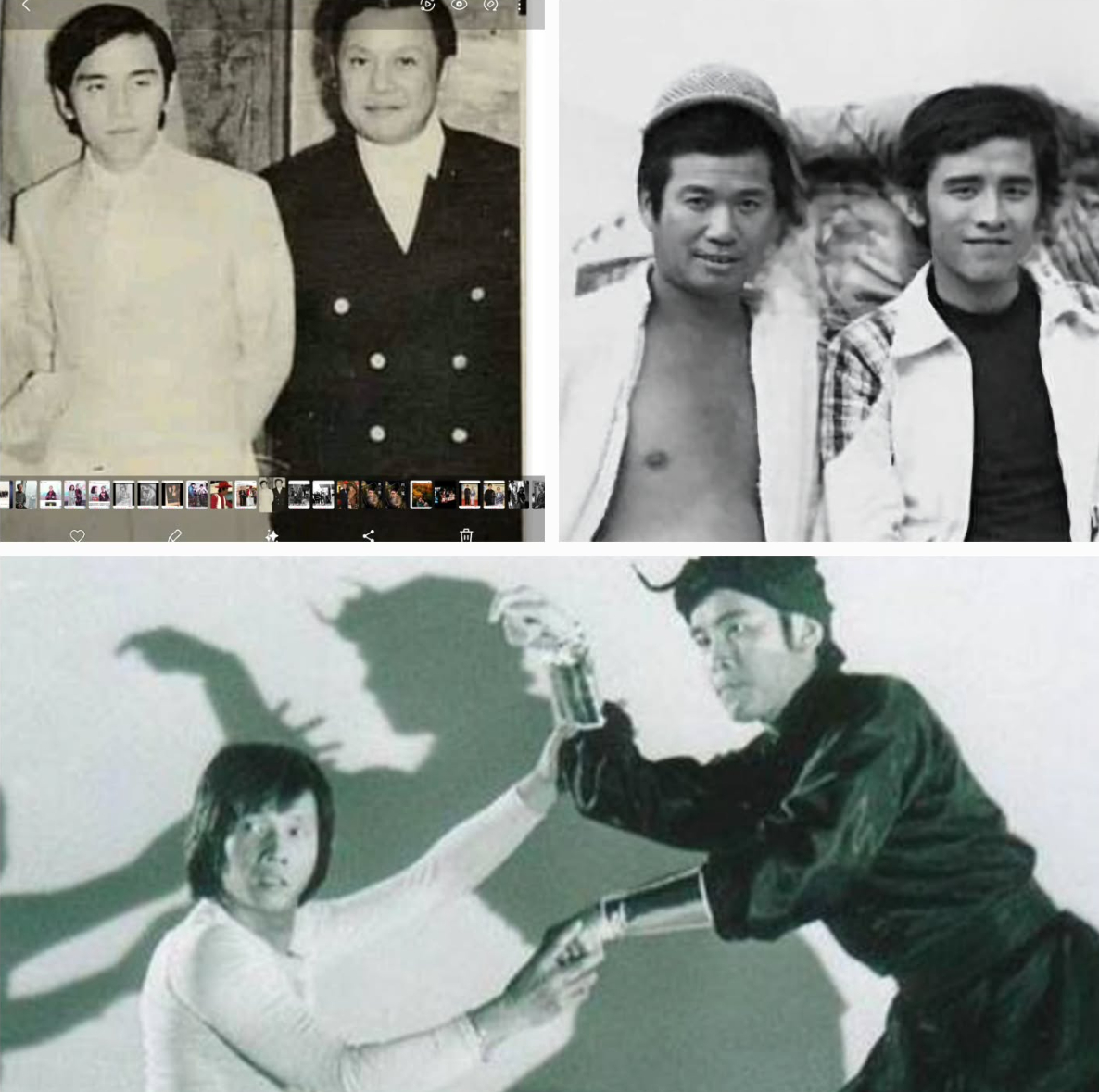 姜大卫：我这一生最重要的三位师父都已离我而去。张彻+刘家良+唐佳，也算是经典铁三
