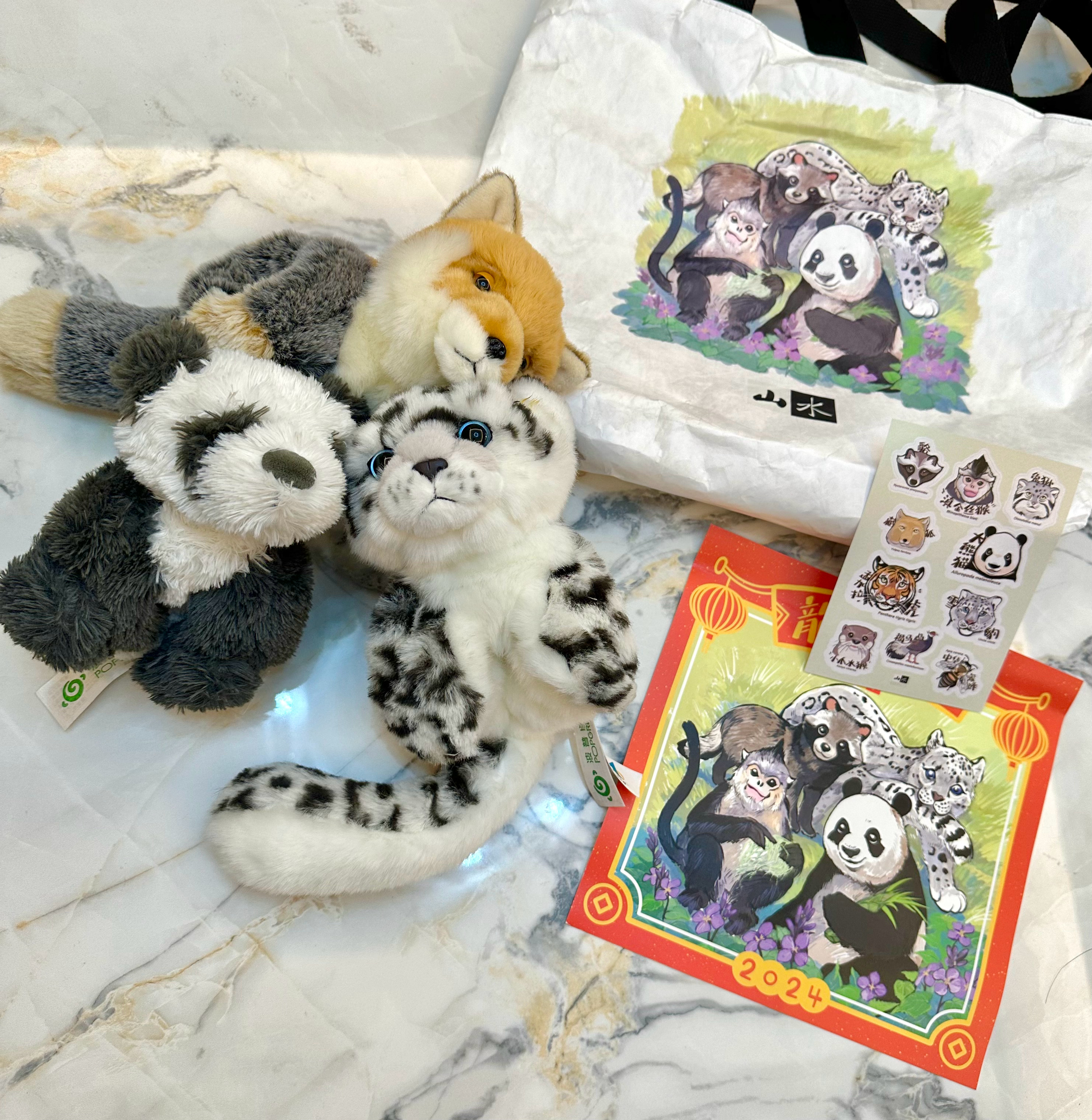 的新年礼物🎁野生动物的周边都太有趣了！ ​​​