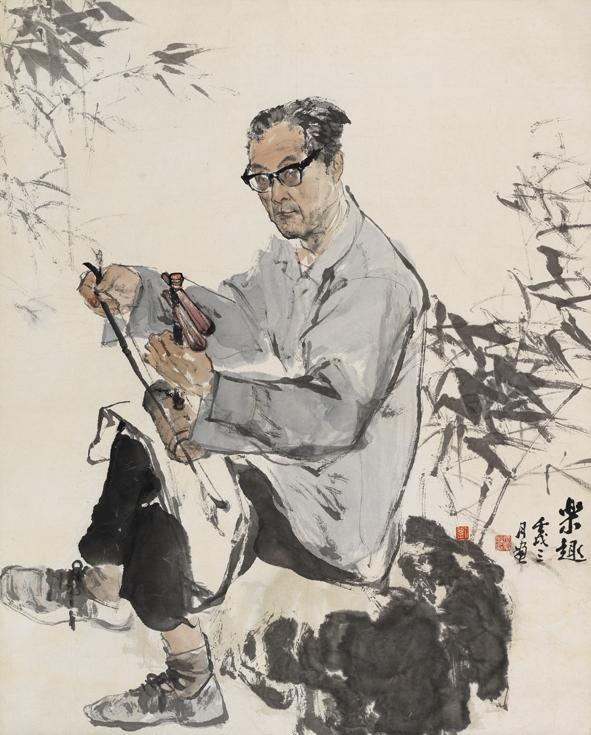上联：二胡悦耳常添乐
下联：[玫瑰]

网络图片/诚谢侵删