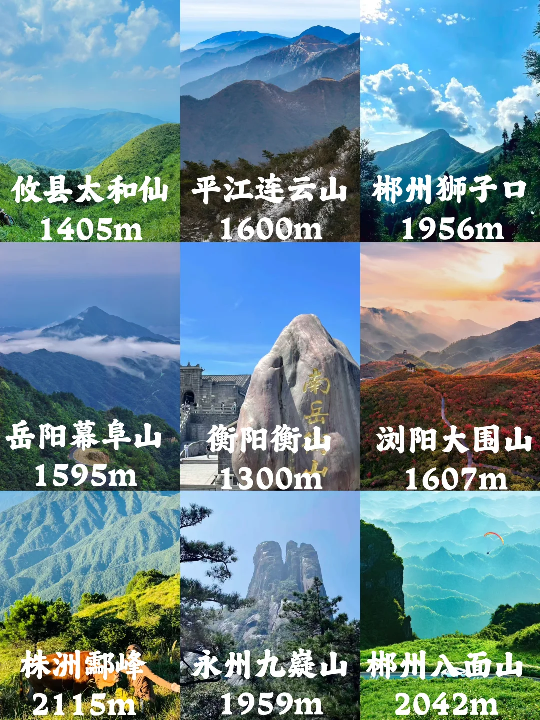 你今年征服了几座山