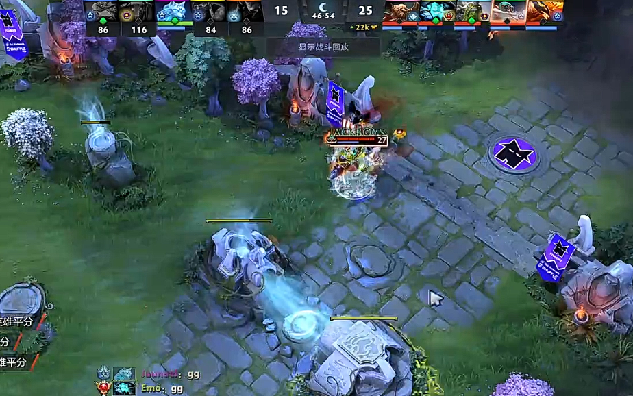 ESL One伯明翰站东南亚二轮海选最终决赛，Jackky无解肥飞机带躺Emo战