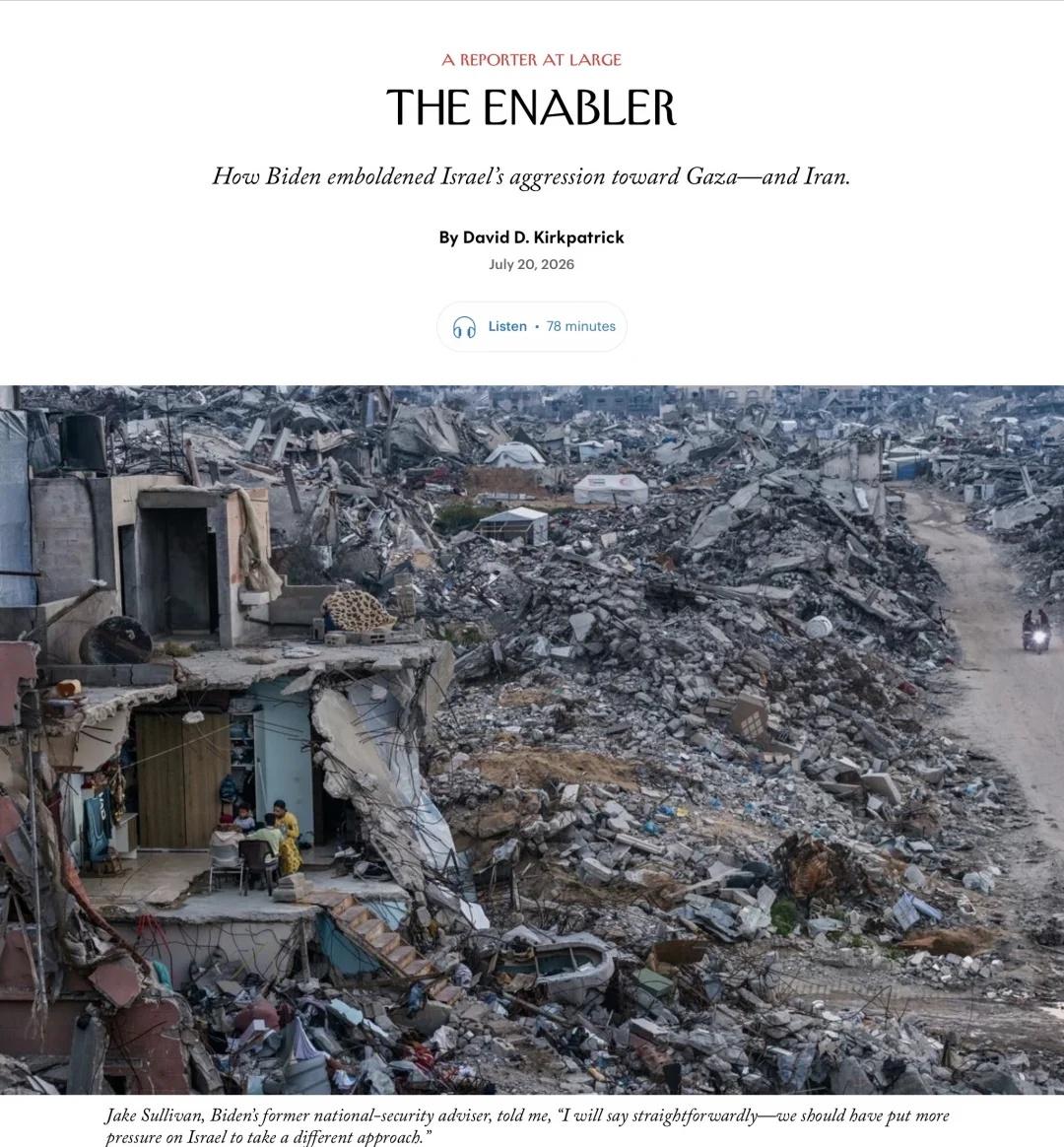 The enabler帮凶
纽约客每篇A Reporter at Large，我
