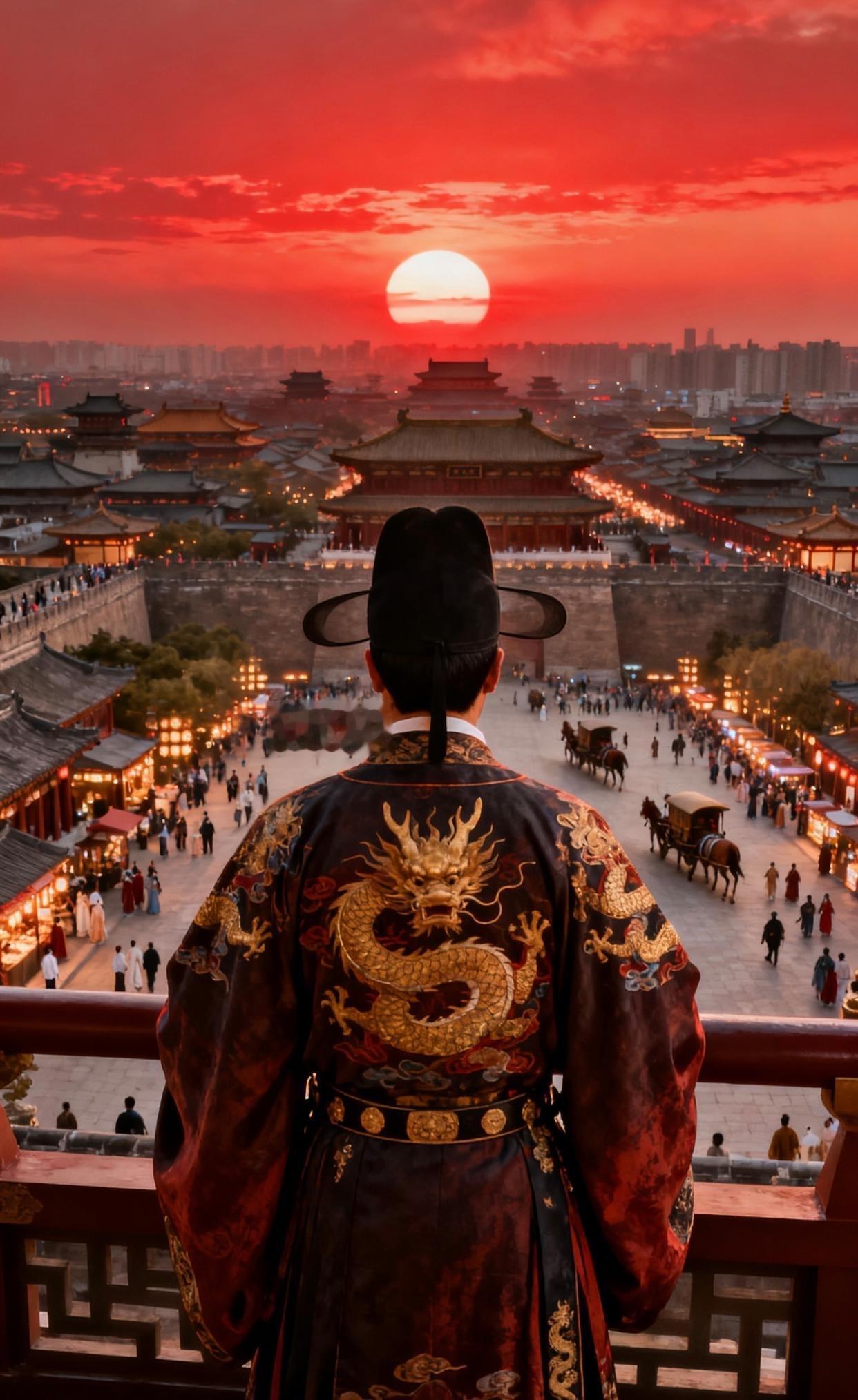 它是“九天阊阖开宫殿，万国衣冠拜冕旒”的世界中心，是“绣口一吐就是半个盛唐”的诗