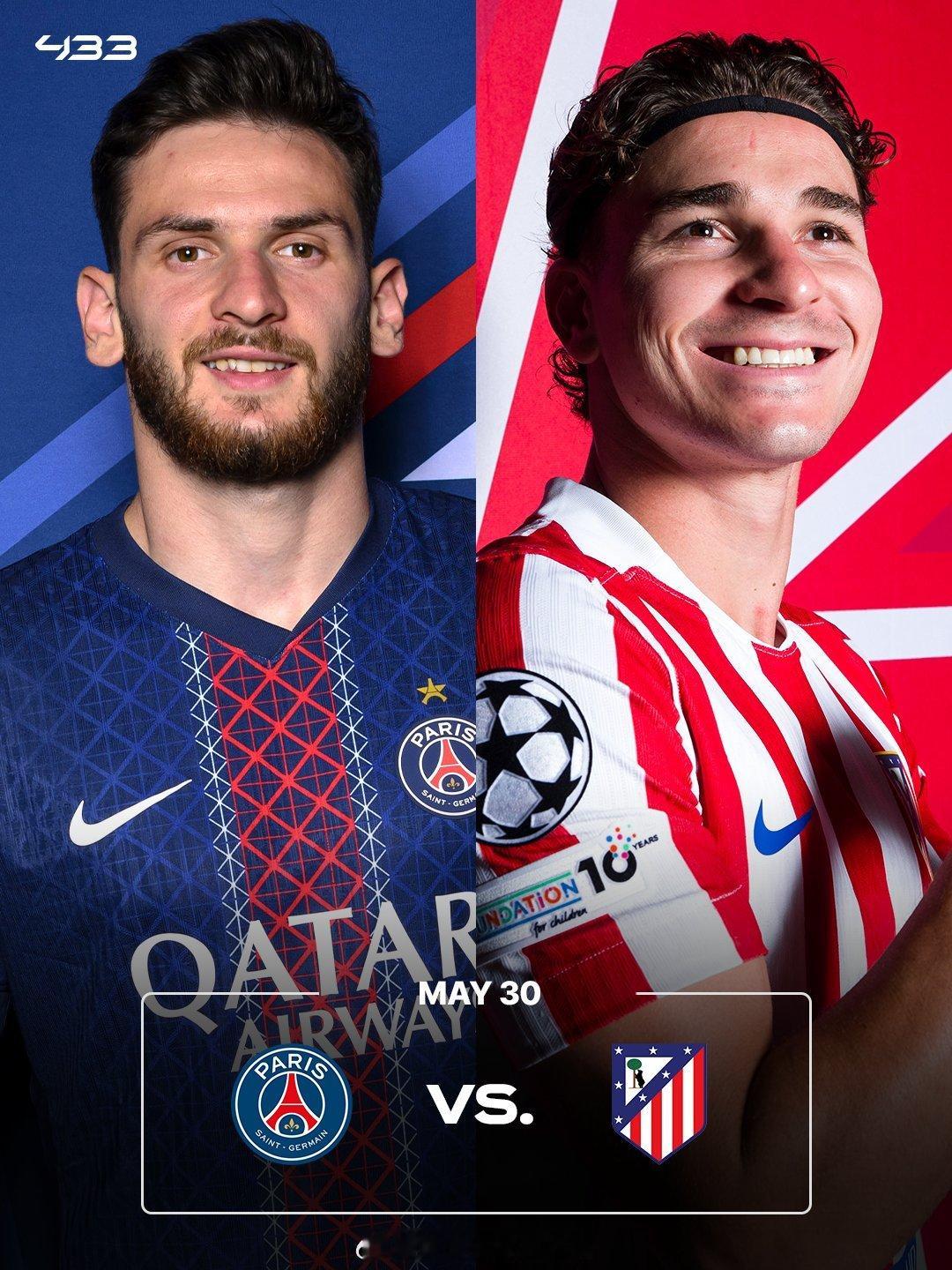 欧冠决赛的4个潜在对碰组合，你认为哪个的可能性最大呢（图1234）？ 