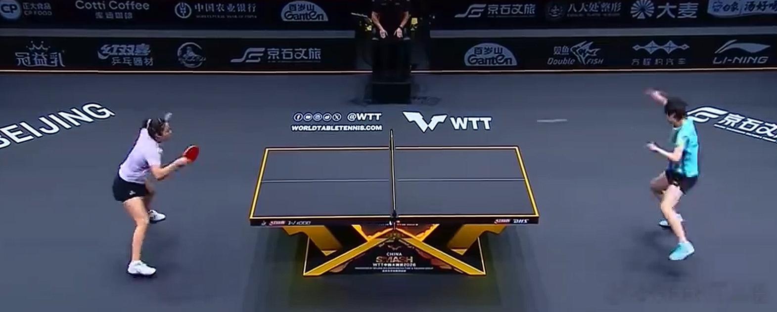 王曼昱申裕斌最后1分太精彩了WTT 中国大满贯这记收官回合，堪称本场最佳。即便大
