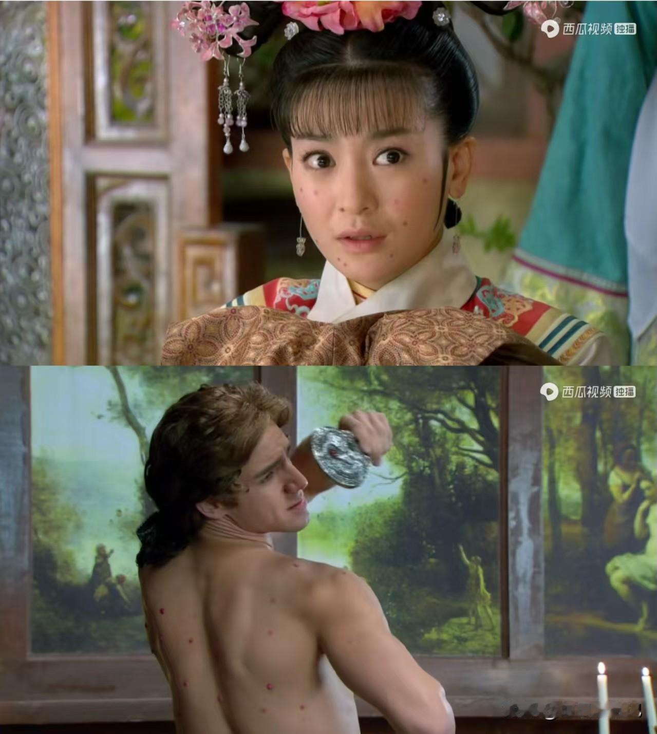 学到了，原来白皮肤的人更容易被蜜蜂蛰。小燕子非要模仿香妃跳舞引蝴蝶，特意泡了一夜