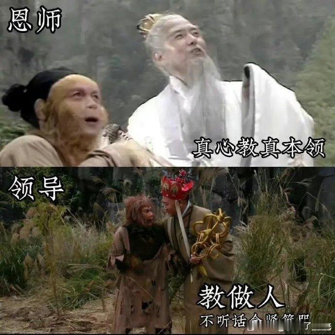 《西游记》里，唐僧是师父，传道授业，引领师徒西行取经；而“师傅”泛指有技艺者，如
