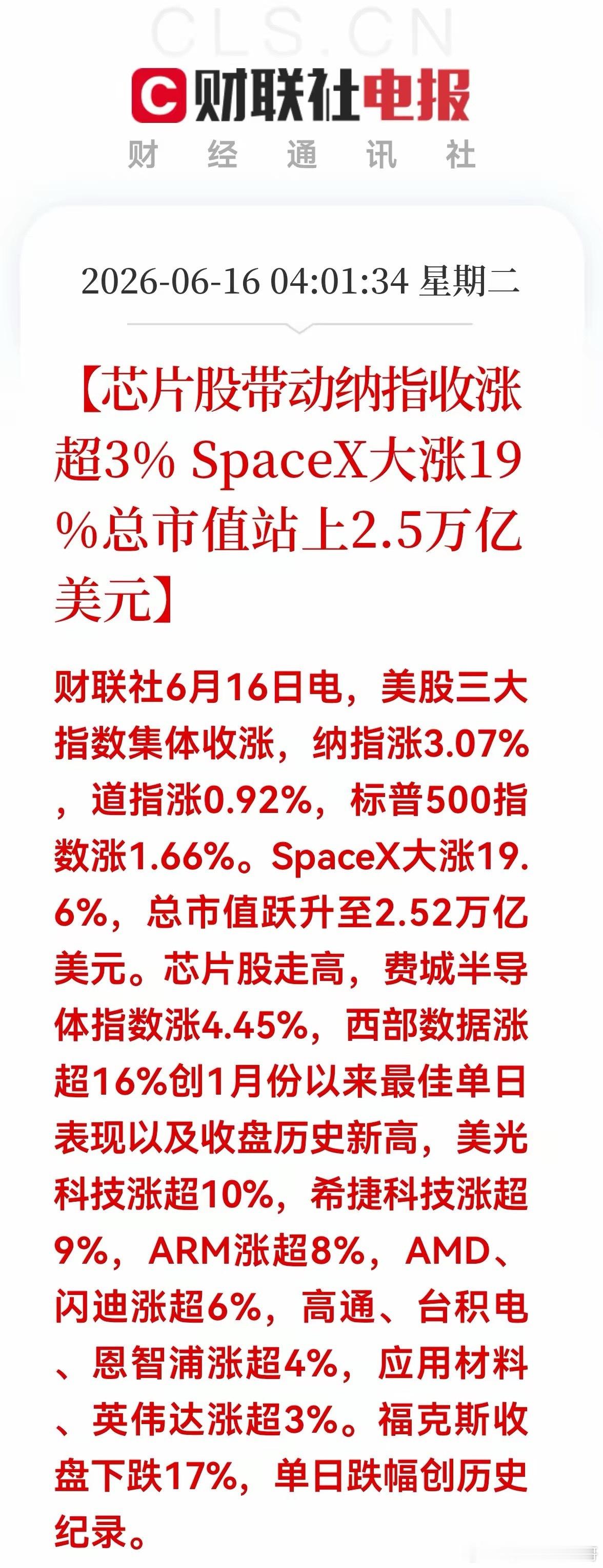 重磅！美股昨夜全线大涨，芯片赛道爆发，对A股今日开盘前瞻解读一、昨夜美股盘面深度