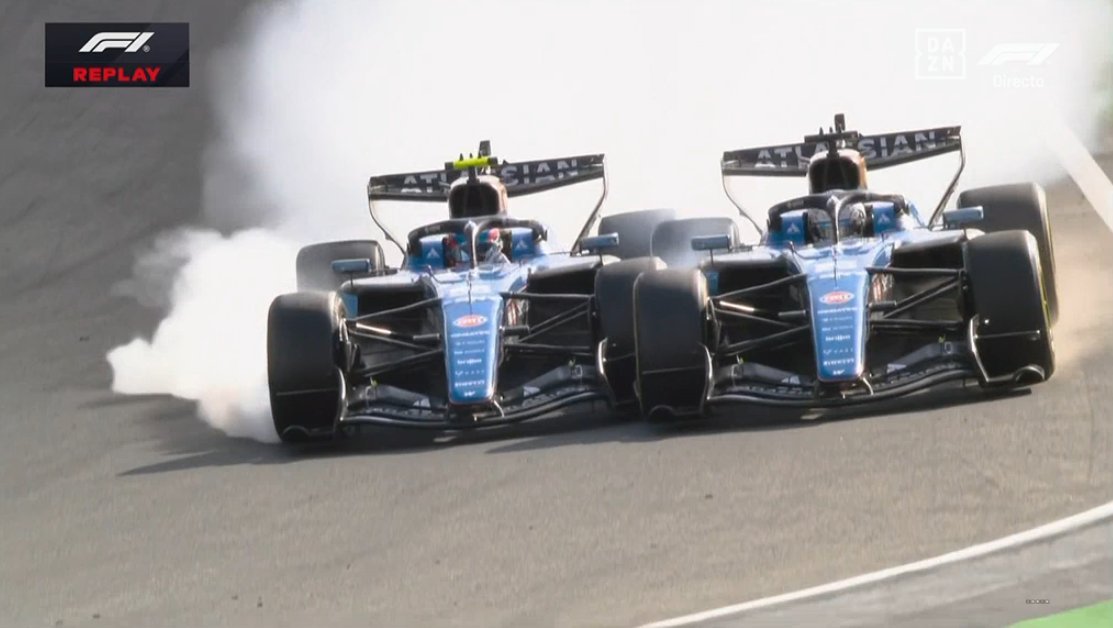 威廉姆斯车队双车“互相贴贴”F12026F1荷兰大奖赛