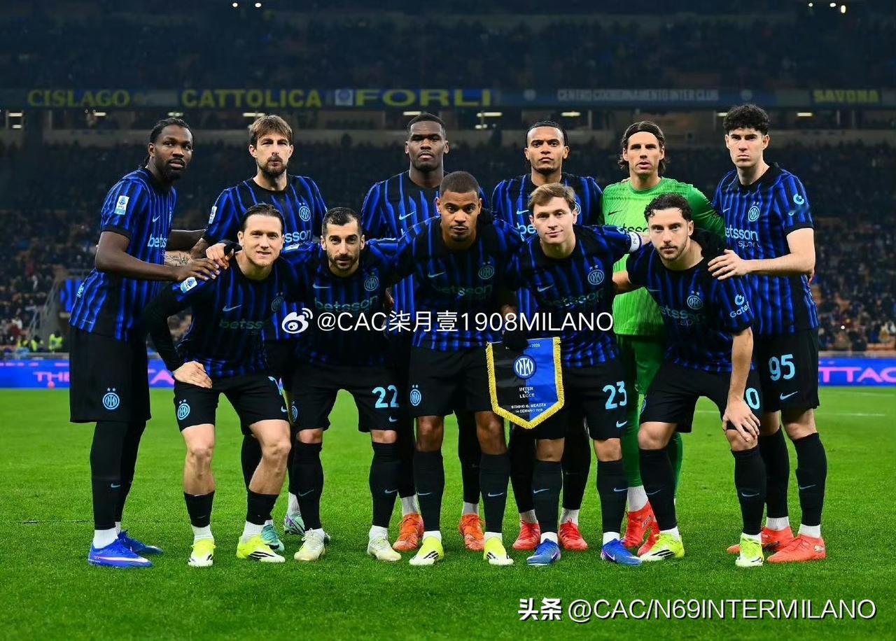 截止到本轮联赛
国际米兰23战18胜1平4负，积55分，
攻防数据进52球失19
