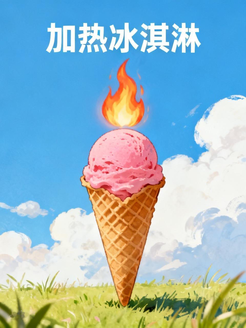 刚参加工作不到一个月，有个顾客，点了份冰淇淋，非要加热！

我想了半天，实在做不