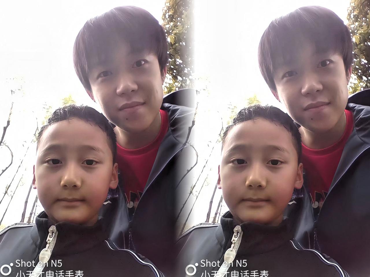 咱西藏的小球员也太幸福了吧！

全西藏独一份儿，
拿小天才跟大头合影的，
除了你