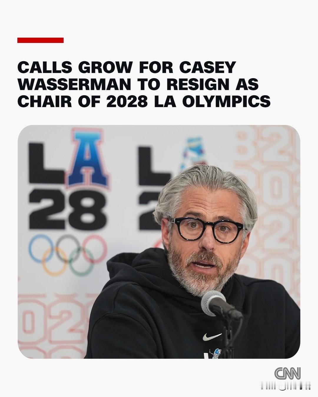 凯西·瓦瑟曼（Casey Wasserman）是 2028年洛杉矶奥运会和残奥会