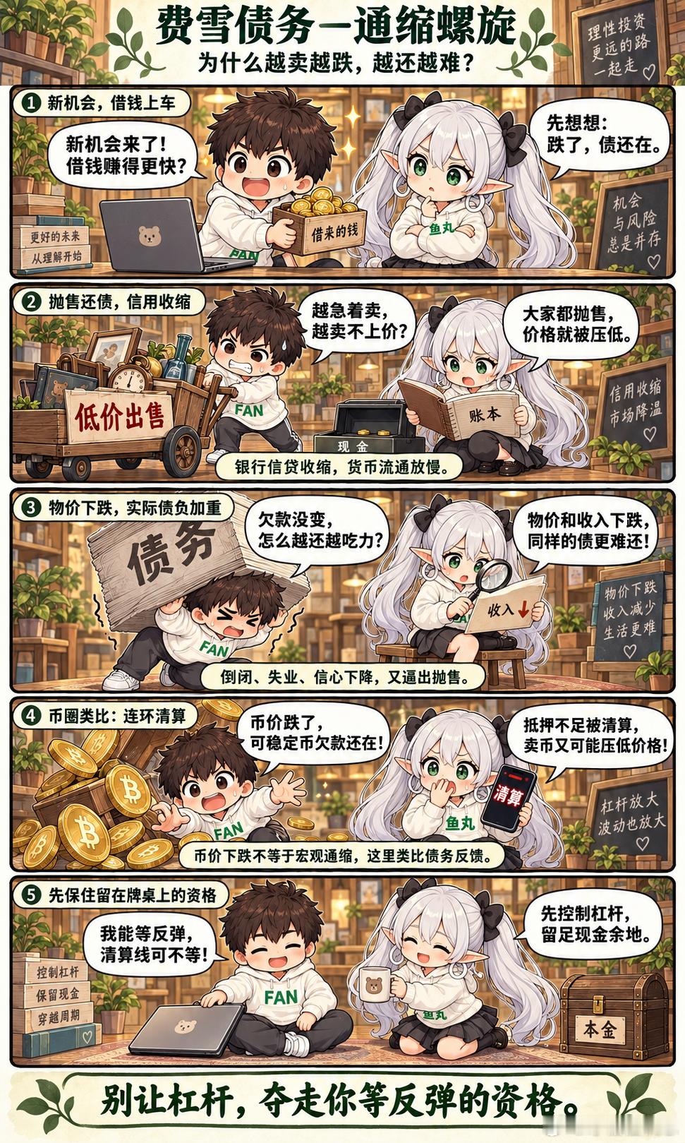 跌了就便宜？看看市场欠了多少债。费雪债务通缩最狠的地方，是大家卖资产还债，压低价