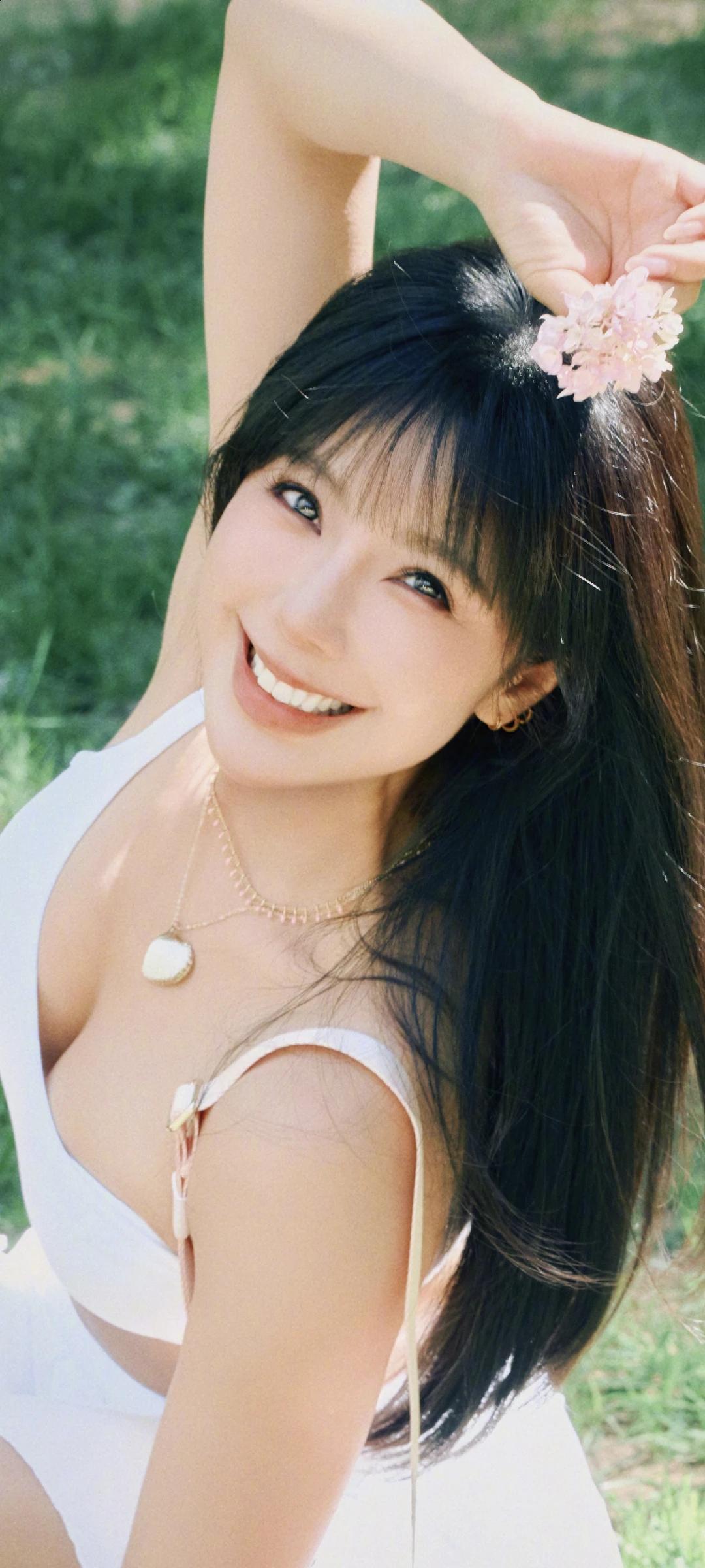 赵奕欢也太美了！谁能看出已经38岁，笑起来元气满满，清新治愈，满满的少女感🌿