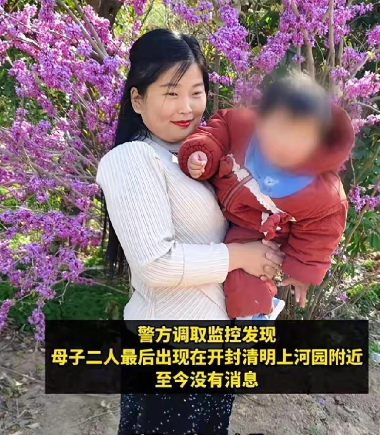 揪心！河南女子带1岁娃跨年夜失联8天！手机关机，最后身影定格清明上河园
 
河南
