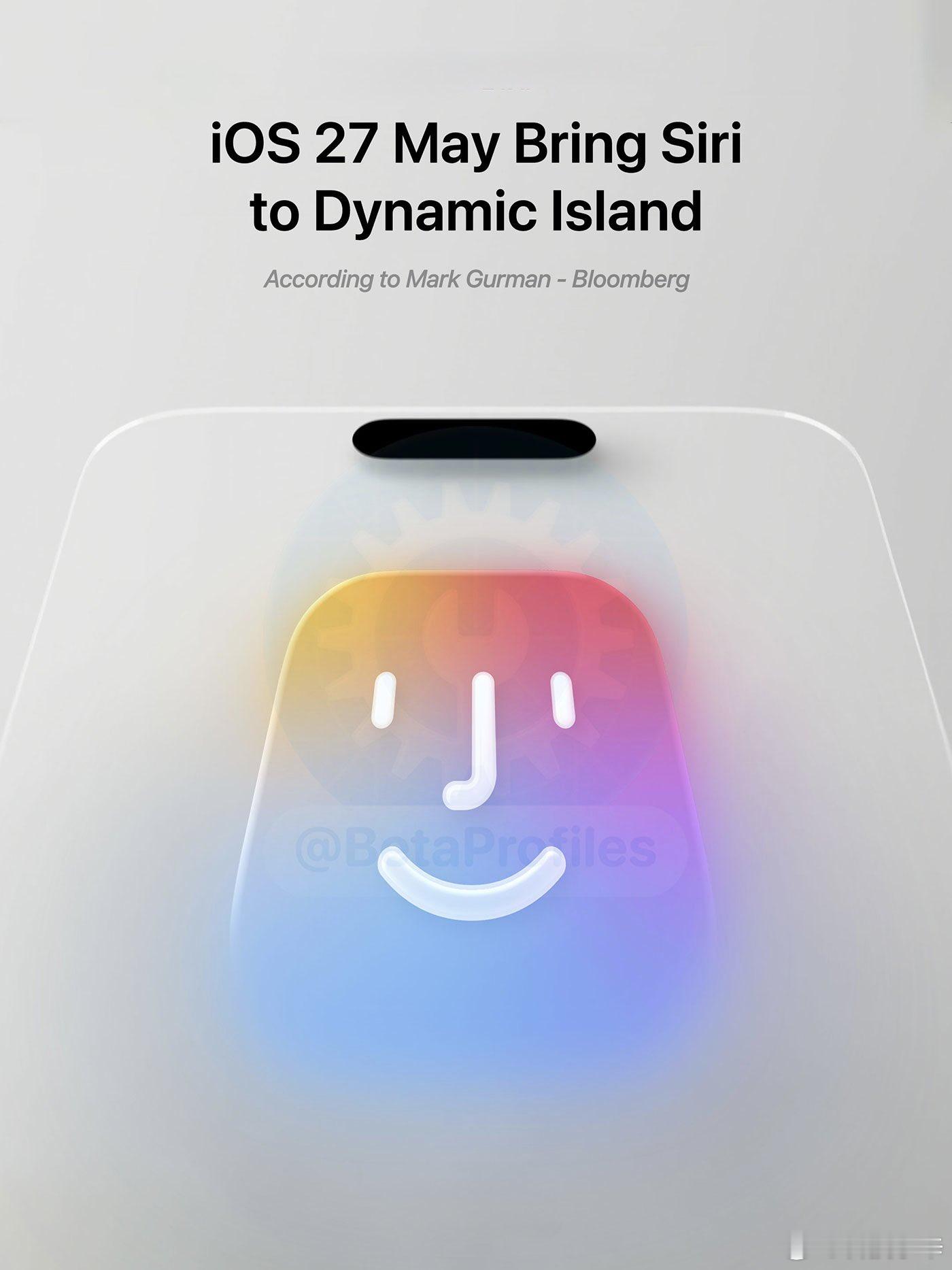 据说 Siri 又要变样了，灵动岛变胶囊造型还能发光，支持多指令并行和第三方AI