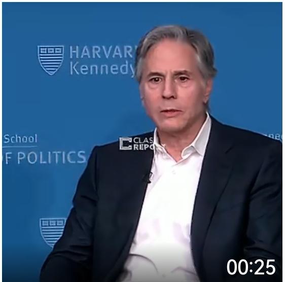 美国前国务卿安东尼·布林肯关于中东问题的最新发言：
1、伊朗的政权将继续存在，直