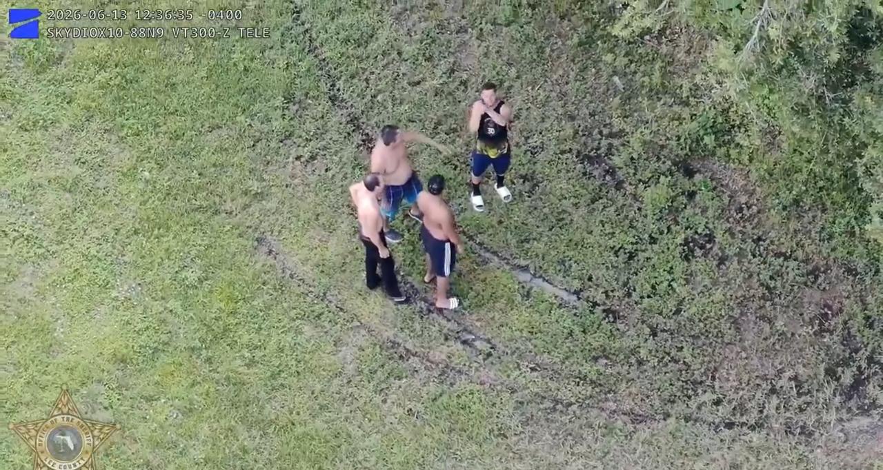 佛罗里达州李县（Lee County）一名男子做出了一个“绝妙”的决定：向治安官