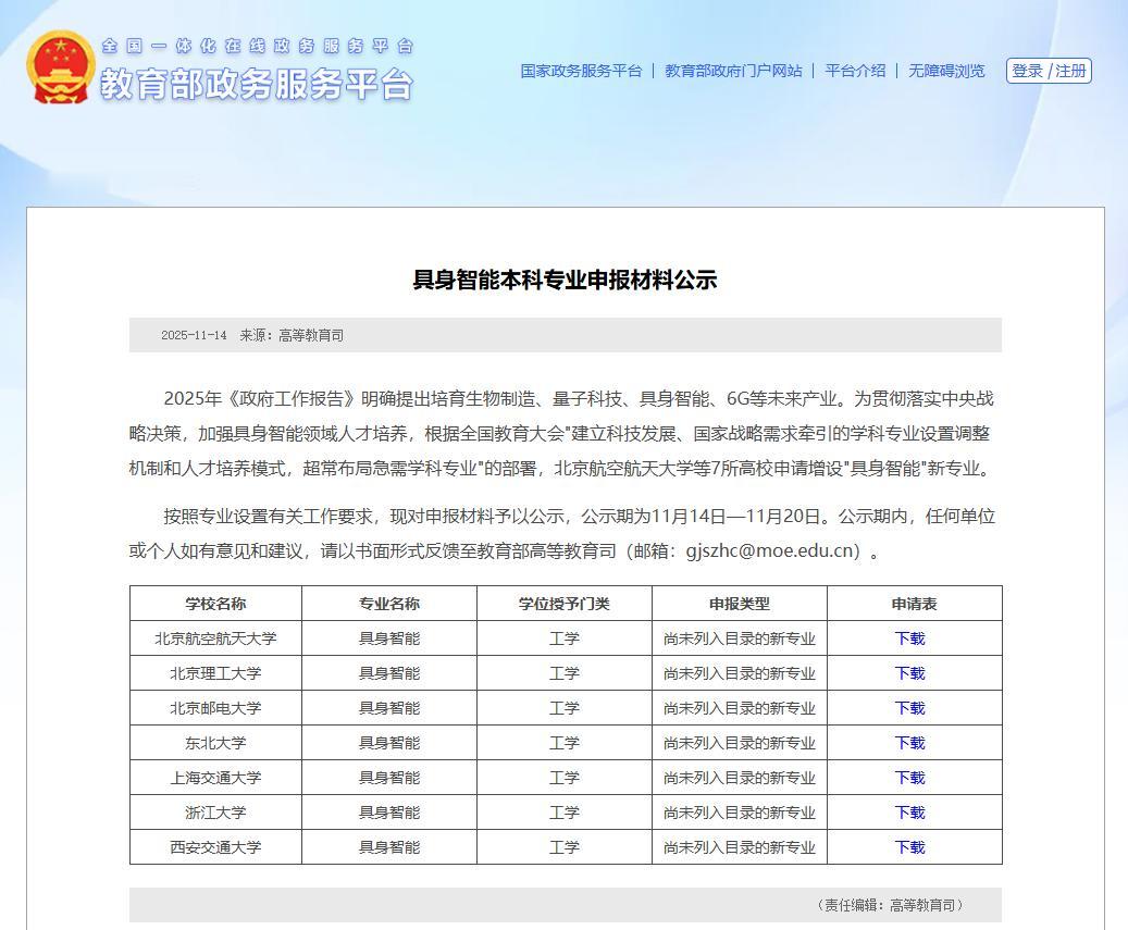 新趋势！7所理工科名校拟新增这个专业。北京航空航天大学、北京理工大学、北京邮电大