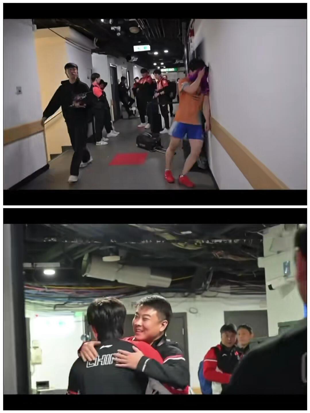 王楚钦逆转松岛，一个憔悴伤心不已，头哥阳光明媚，赢了悬着的心放下来了，王皓脸上的