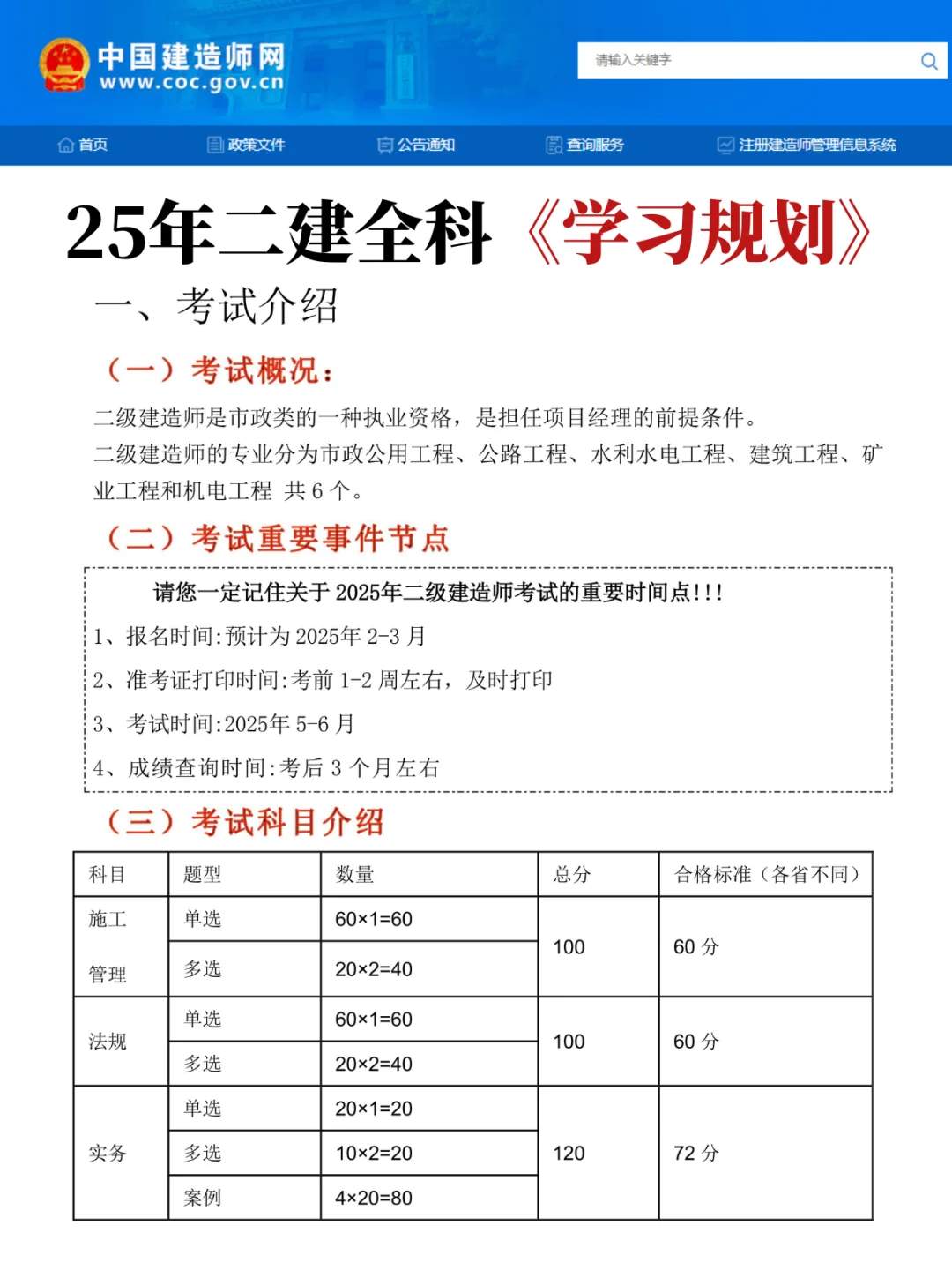 假如你从9月10日开始备考25年二建