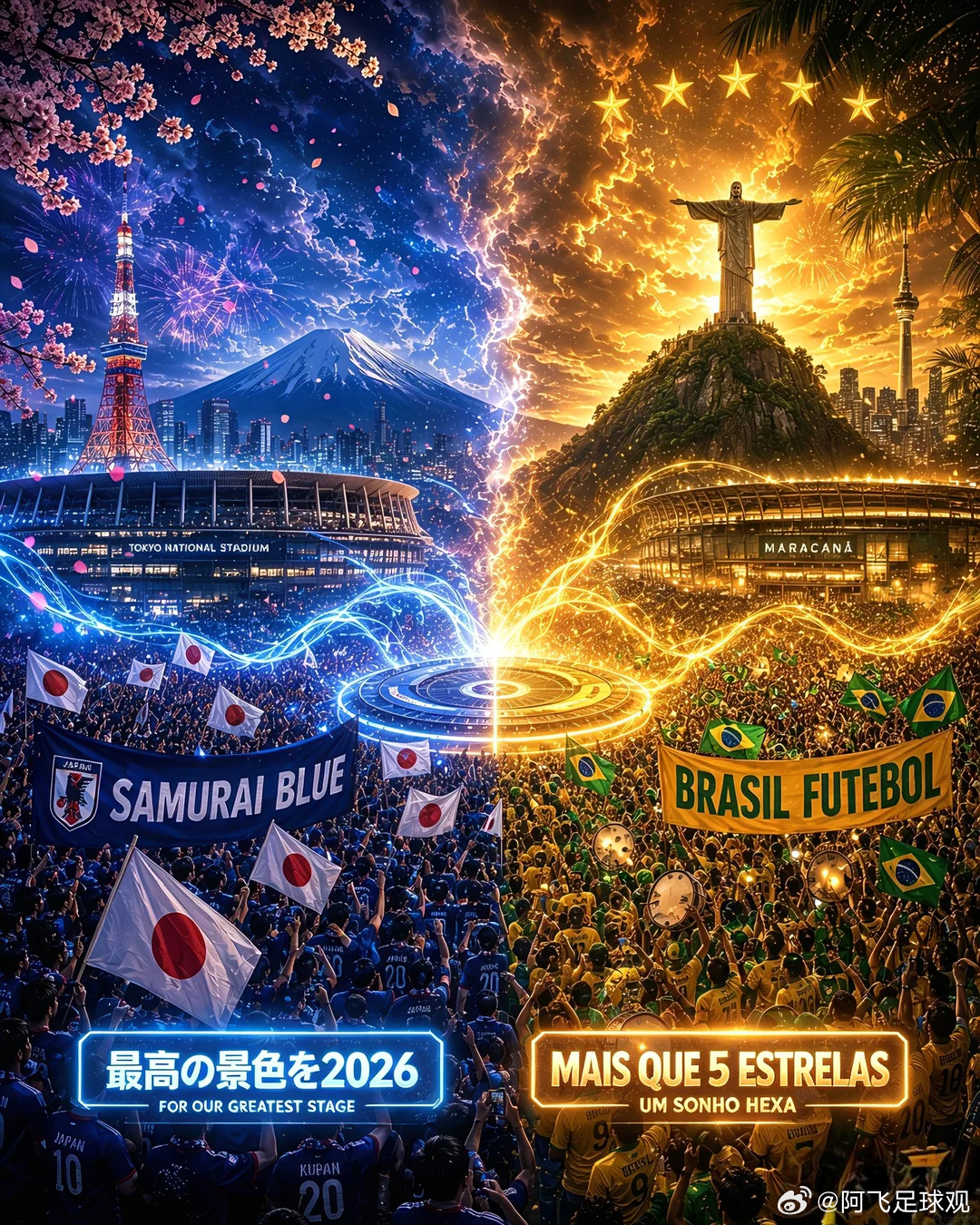 好戏从今天开始！跟我来！074 世界杯巴西vs日本开球：巴西🇧🇷指向：大2/