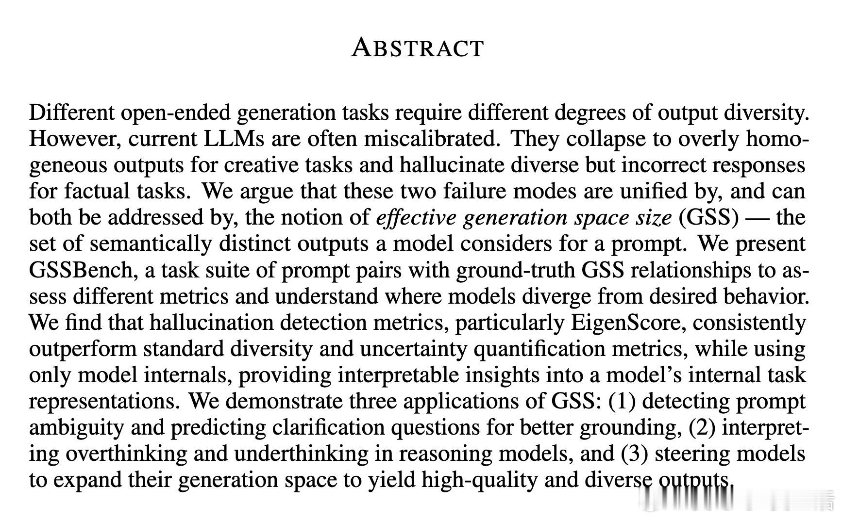 [CL]《Generation Space Size: Understandin