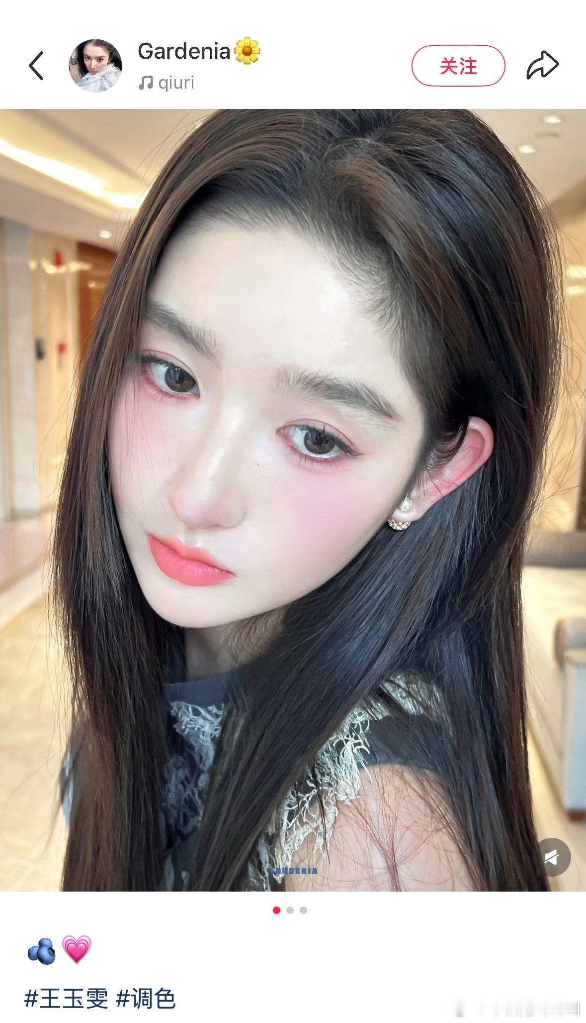 就喜欢这种白里透红的感觉 ​​​
