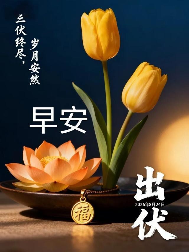 早安，你好！今日出伏，暑尽夏去，秋爽宜人。愿你烦恼随风去，期许满仓归。

一池荷