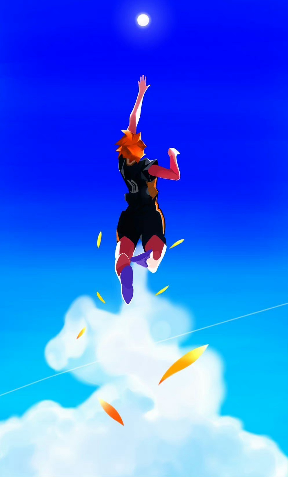 #排球少年[超话]##排球少年# 优美的滞空姿态 ​​​