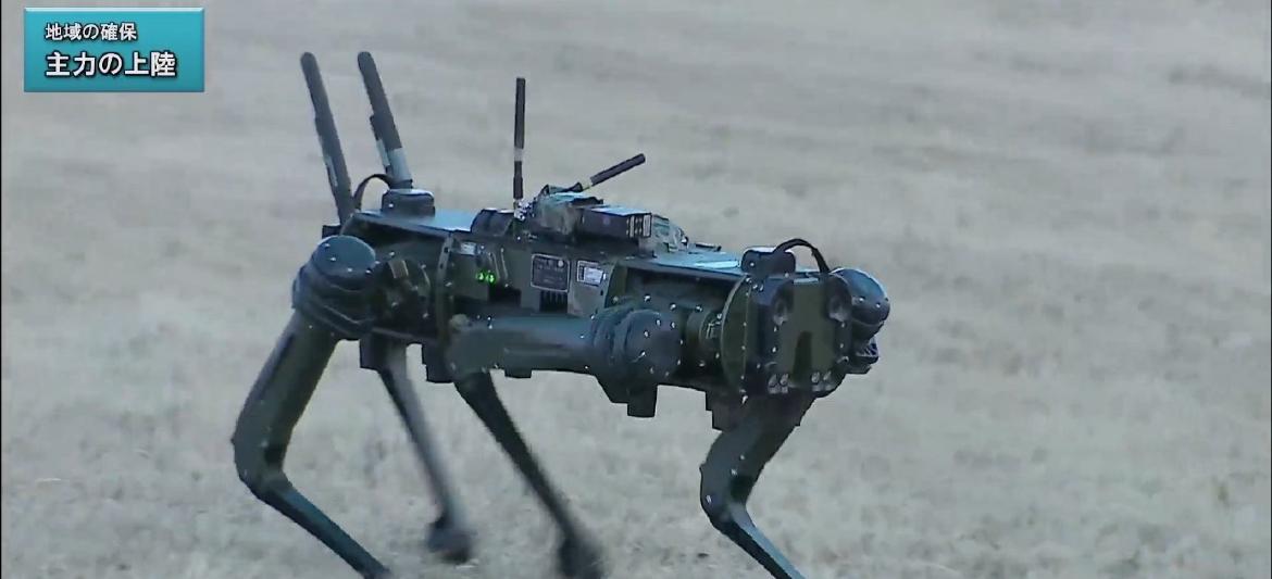 新年伊始，日本陆上自卫队第一空挺团在其跳伞训练中展示了一批特殊队员——被称为“机