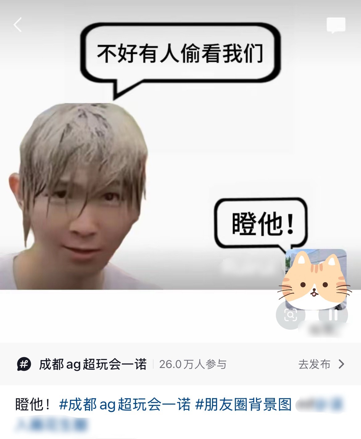 我求求你们了。 