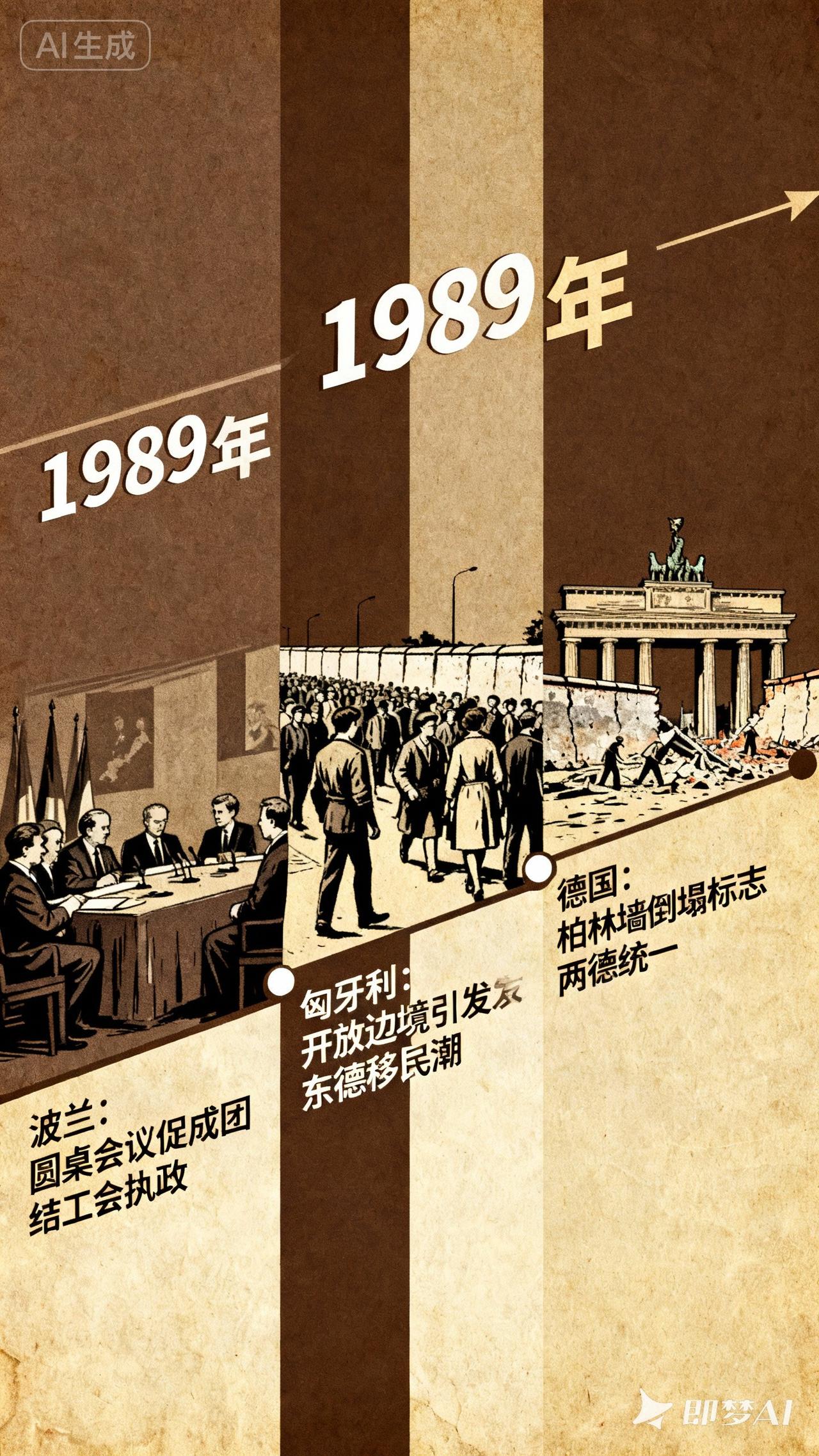 世界历史故事之八十九: 寒风中的变局：东欧剧变始末
 
20世纪80年代末，冷战