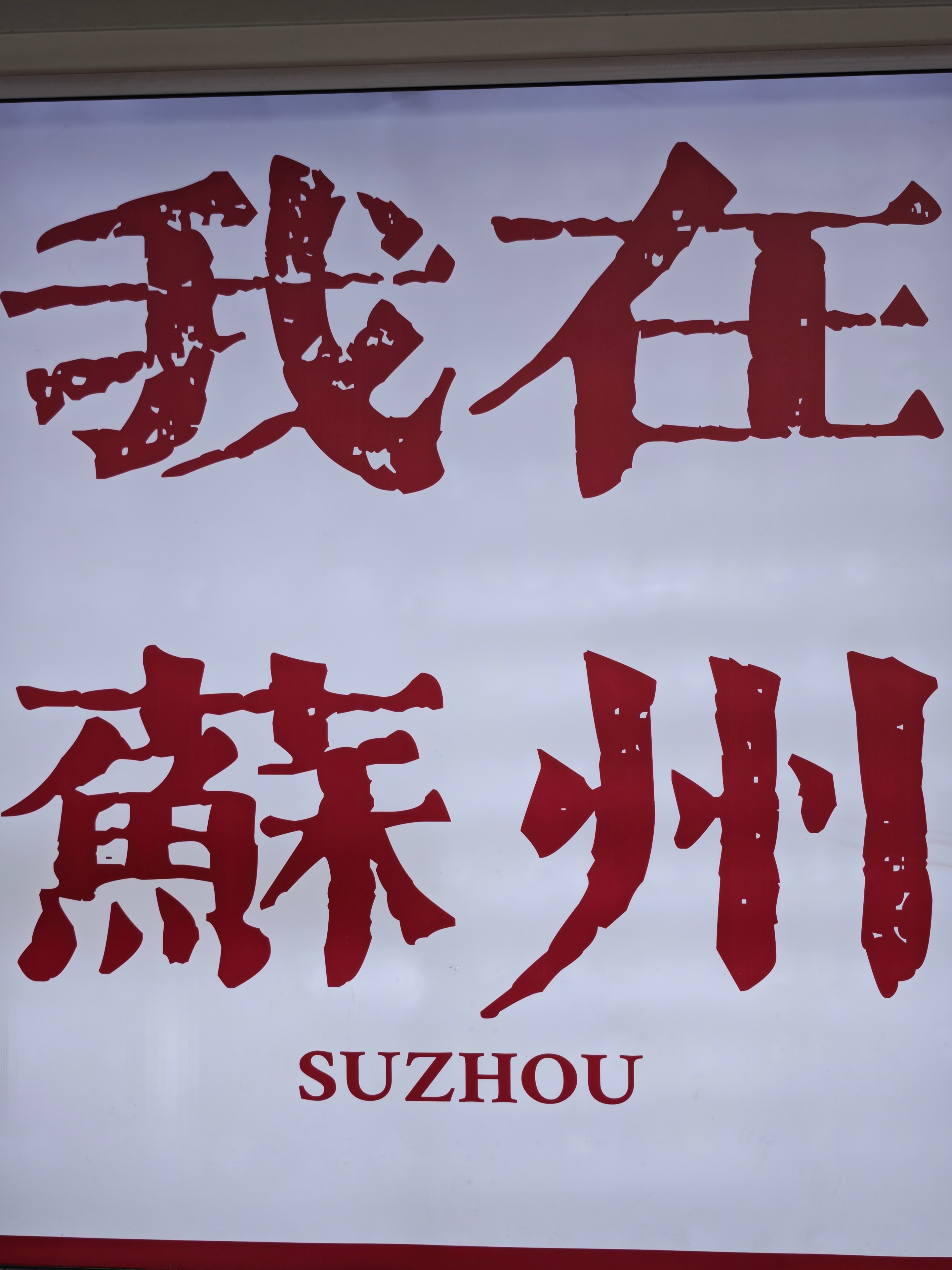本想去苏州博物馆和苏州园林的拙政园旅游一下的，结果人山人海的队伍，只能边缘打卡一