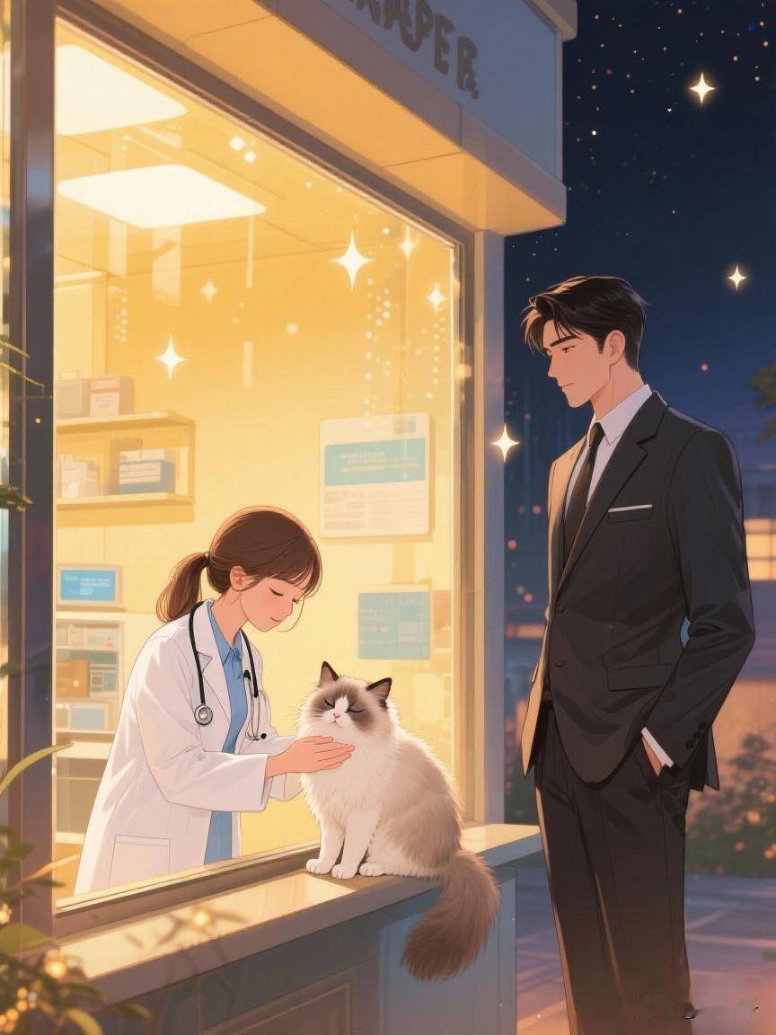 《救命！大佬的布偶猫总替我撩它主人》
苏珞送走最后一位客户，累得几乎要原地散架。