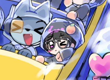 我却爱着一个虎牙萌妹。 