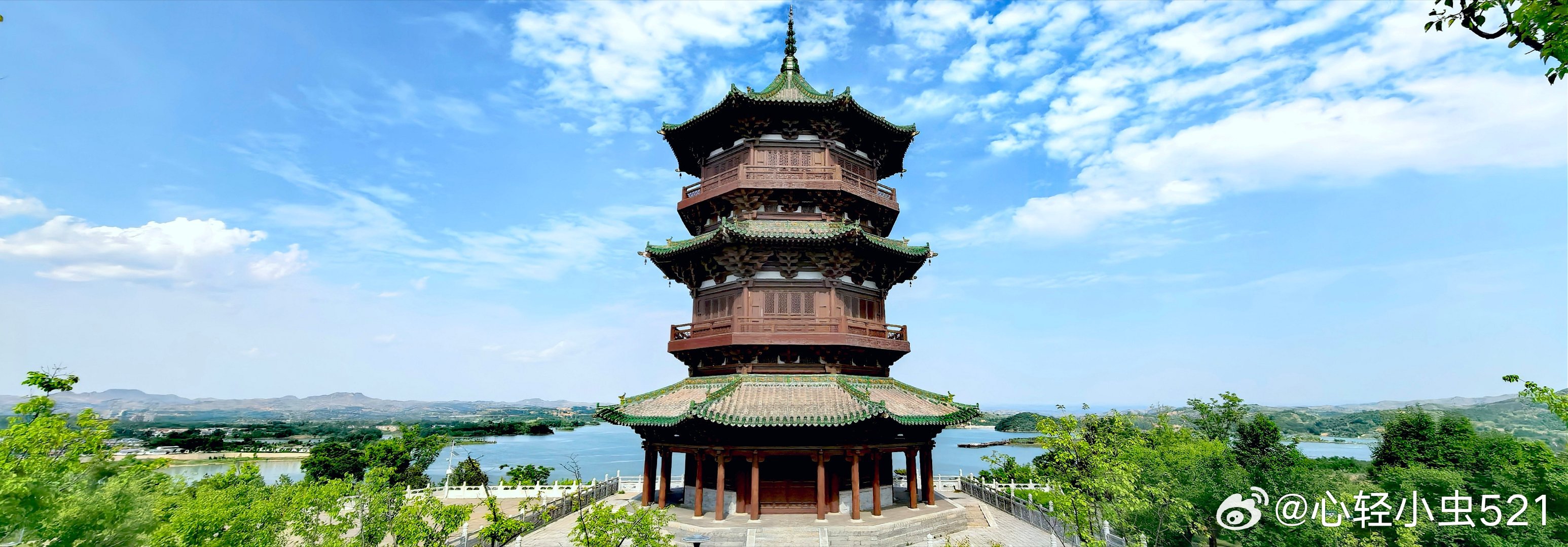 山西晋中  榆社县云竹湖风景区云岚阁 
