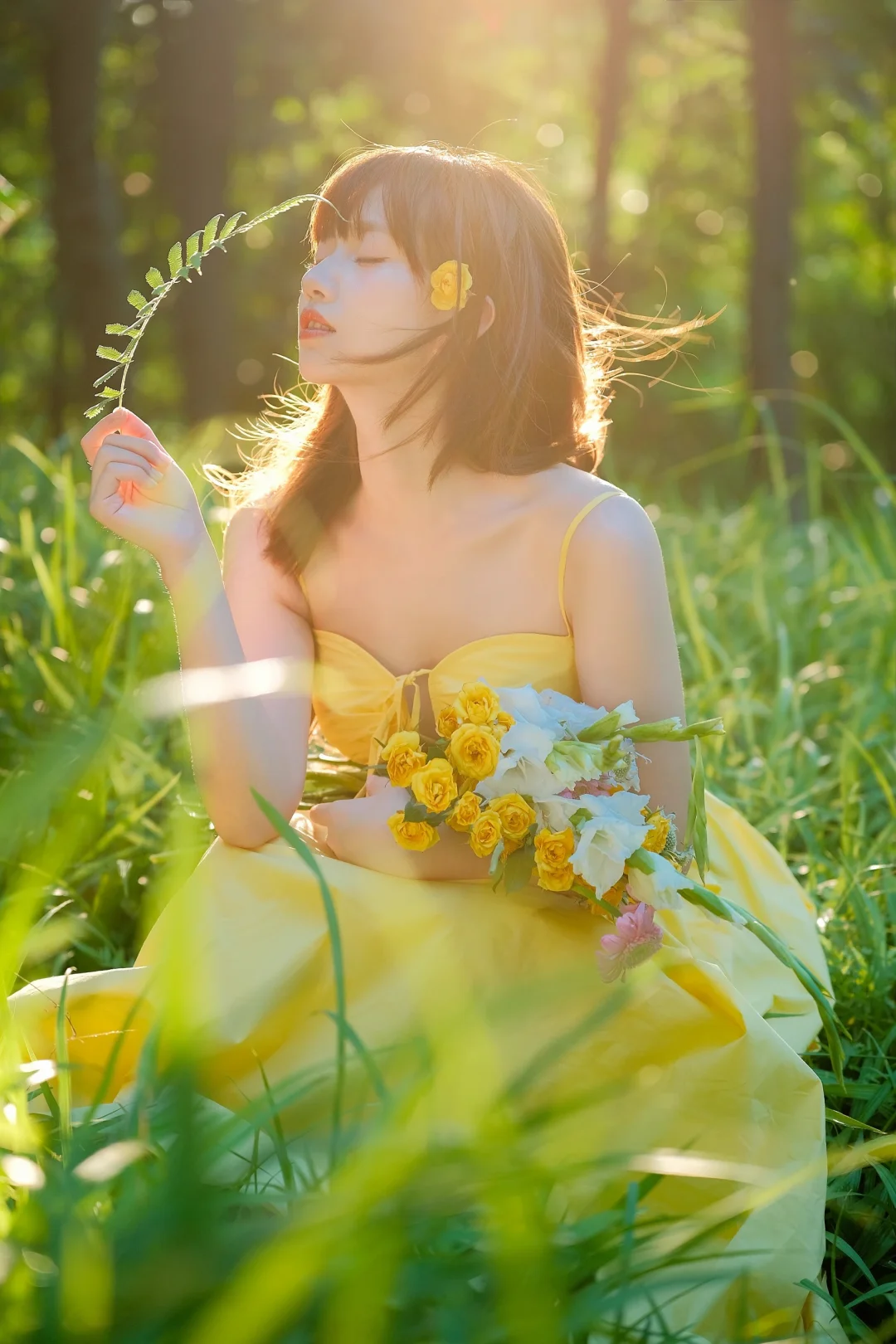 发光明媚的夏天🍃夏日氛围感拍照姿势