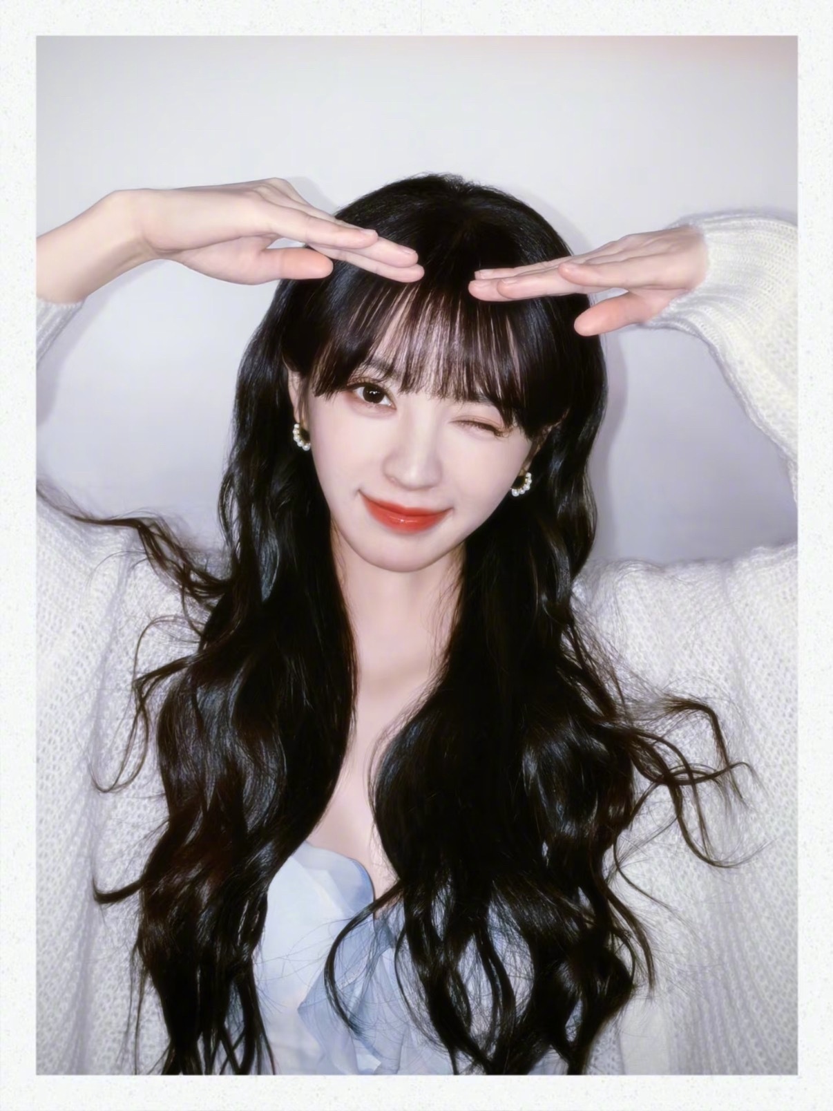 田曦薇撕拉片四宫格 我家满分女