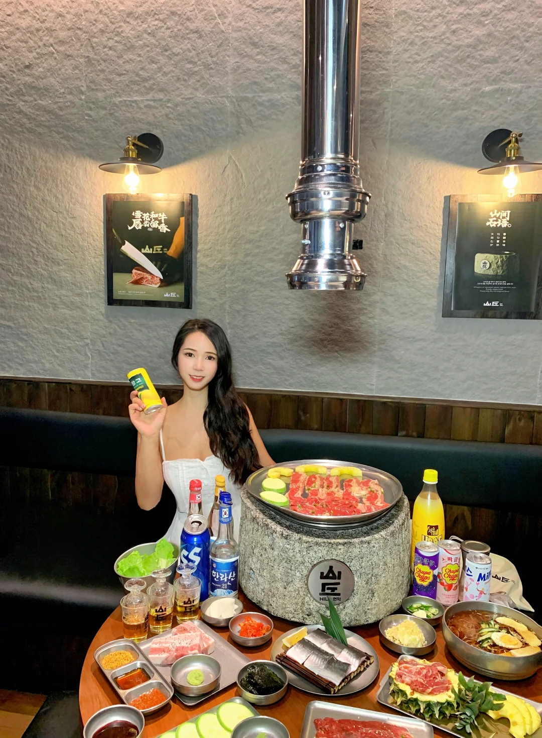 琅西夜市掌管烤肉的神😍！