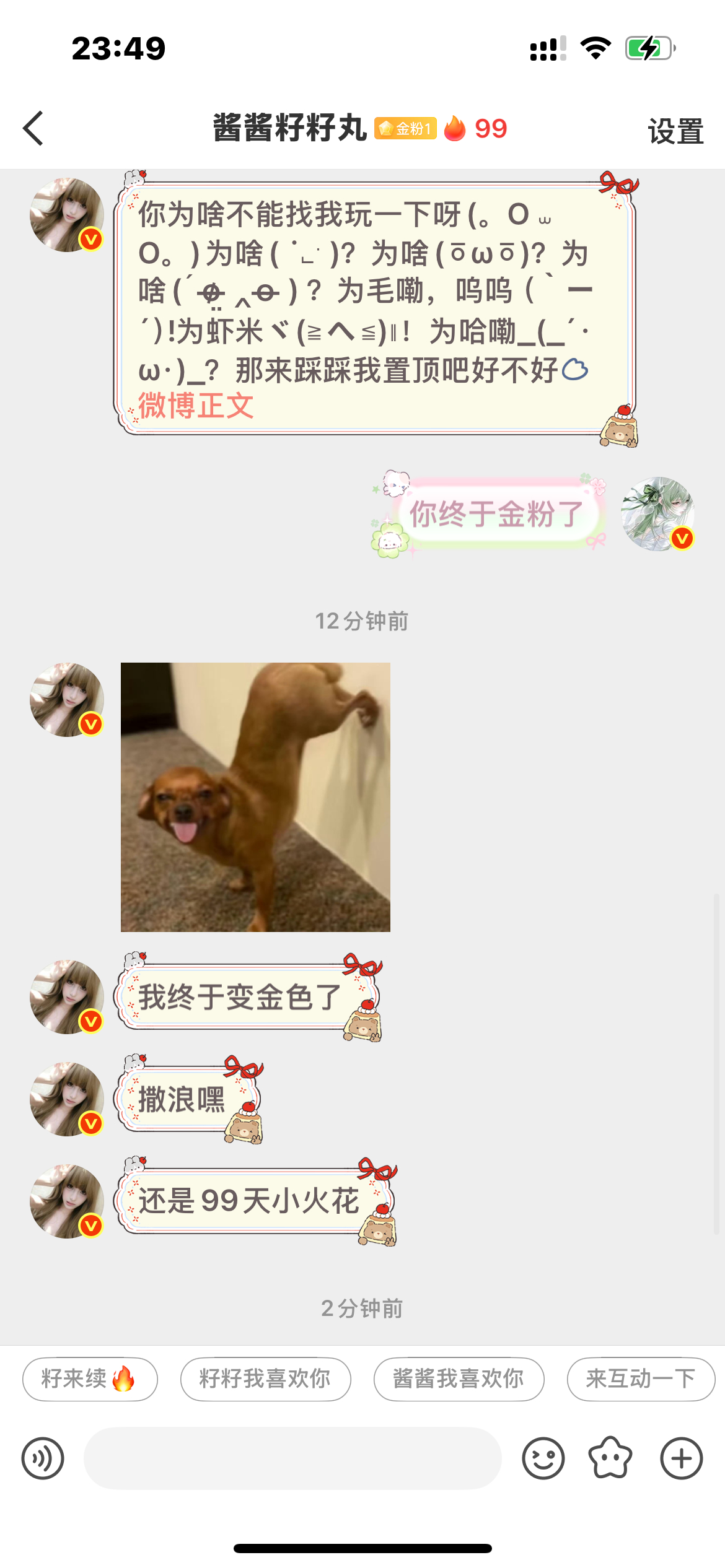 在这个99天终于成为我小金豆了