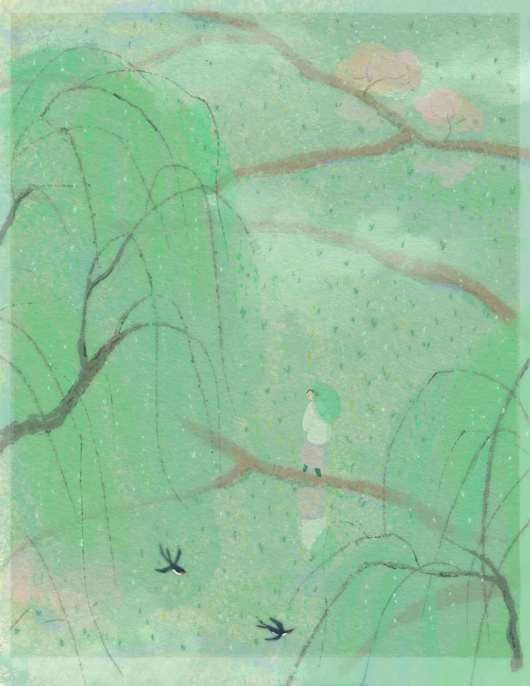 心同水净，身与云轻🪞