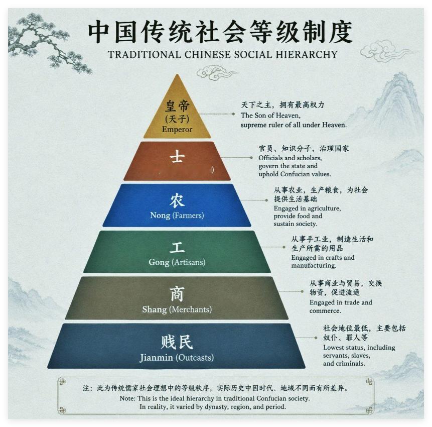 印式理解，中国的种姓制度 