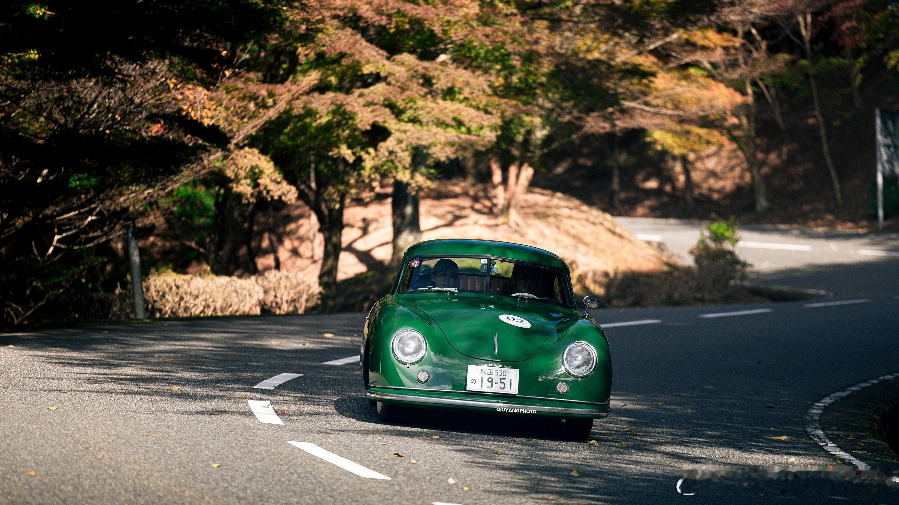 秋天的京都比睿山道🍂  cars01豪车拍  与经典车更搭[舔屏]  